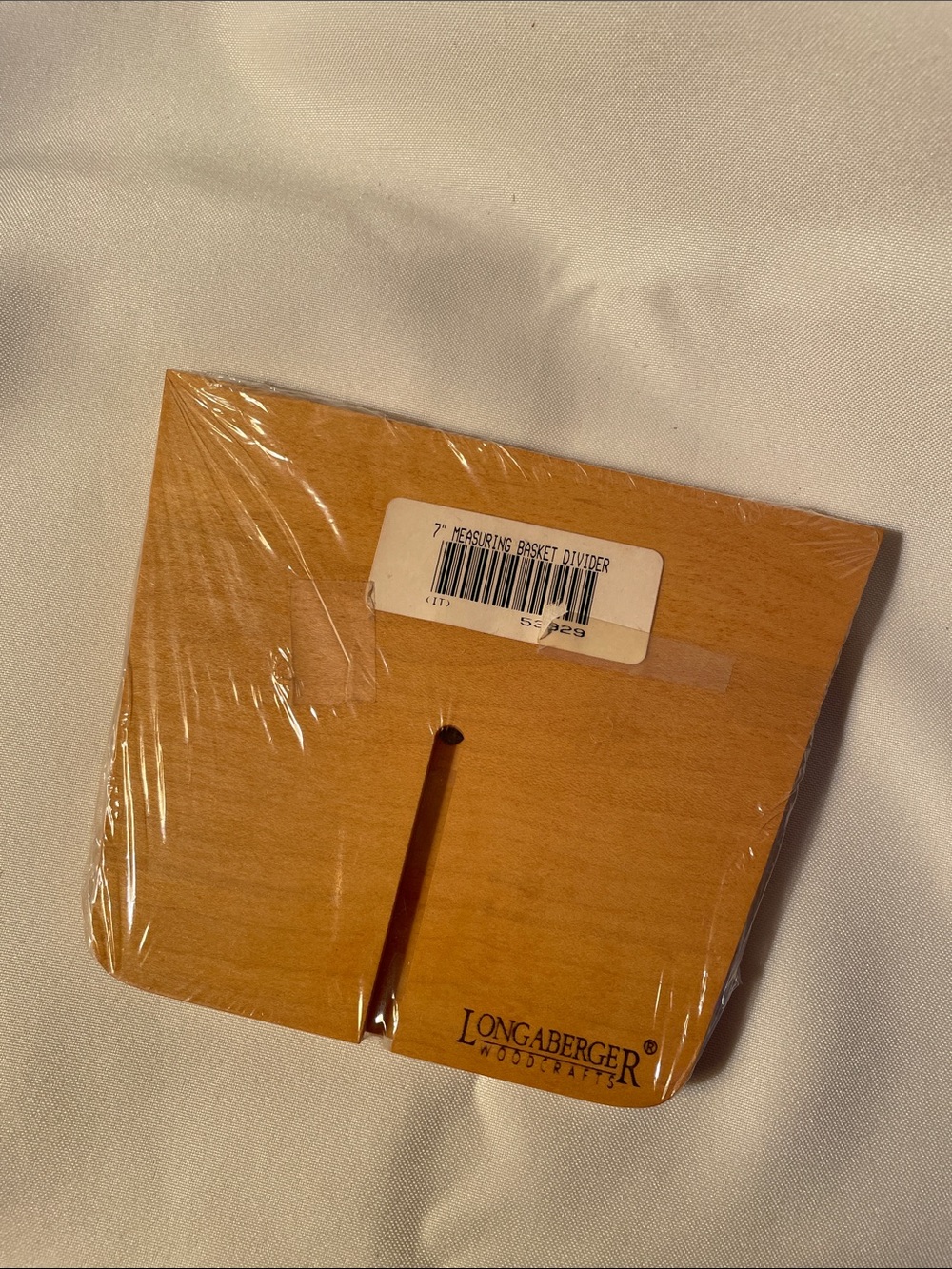 Longaberger Wood Basket Divider 7” measuring